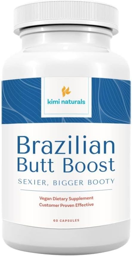 Kimi Naturals Butt Enhancer Pills - Fast-Acting Supplements for Tightening, Lifting, and Enhancing Bum Size - 60 Capsules