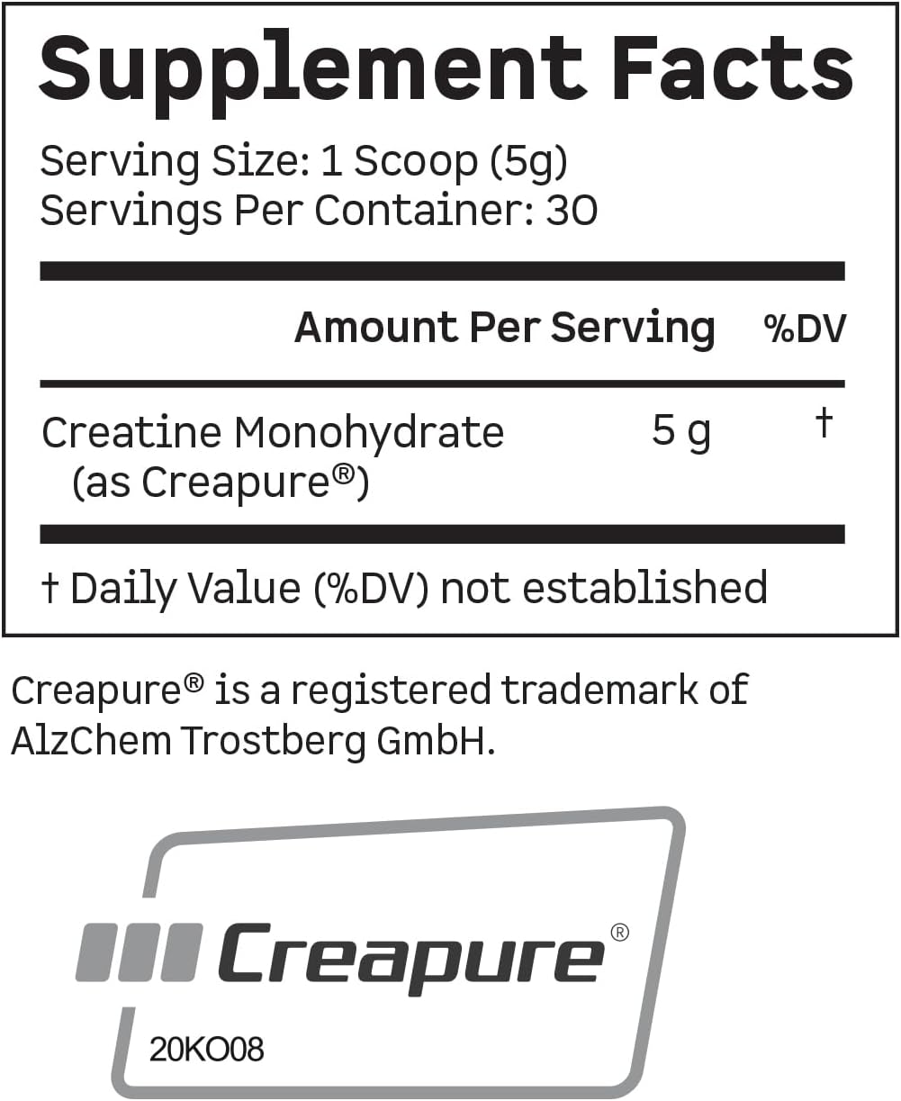 Kion Creatine Supplement for Enhanced Performance, Energy, and Strength - 30 Servings