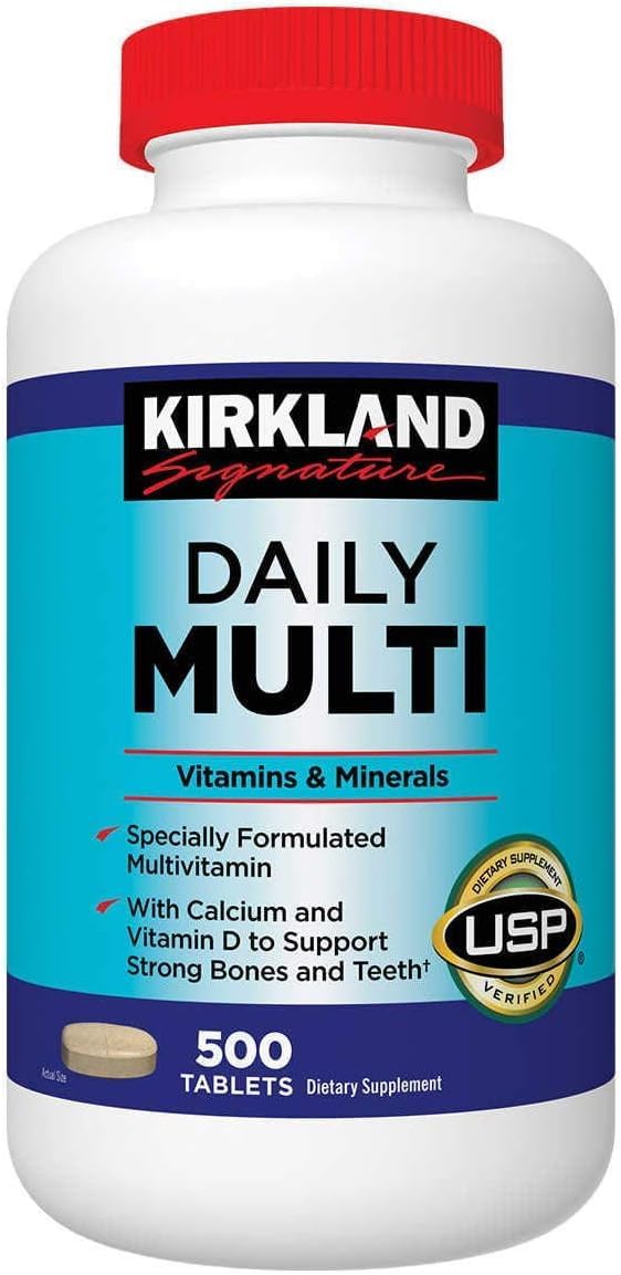 Kirkland Signature Daily Multi 1500 Tablets Bundle Pack