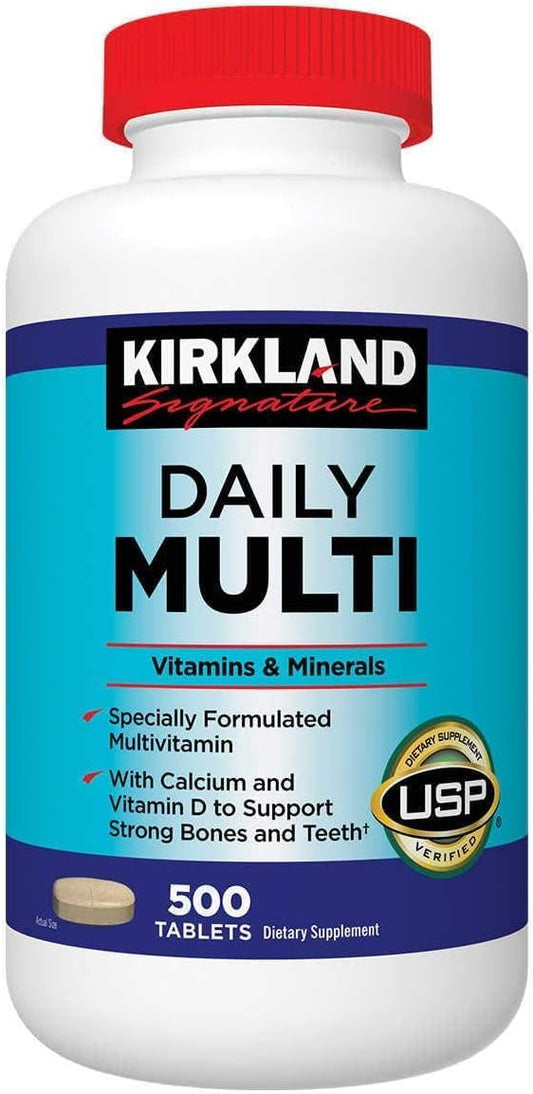 Kirkland Signature Daily Multi 1500 Tablets Bundle Pack