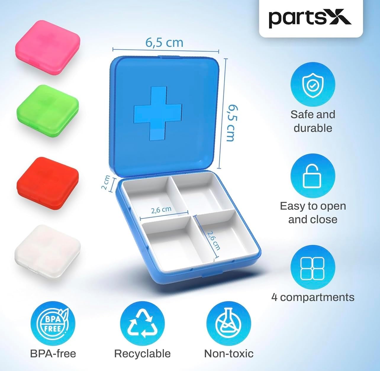 Kirland Signature Glucosamine HCI with MSM Bundle + Premium Travel Pill Case - 1 Pair Items