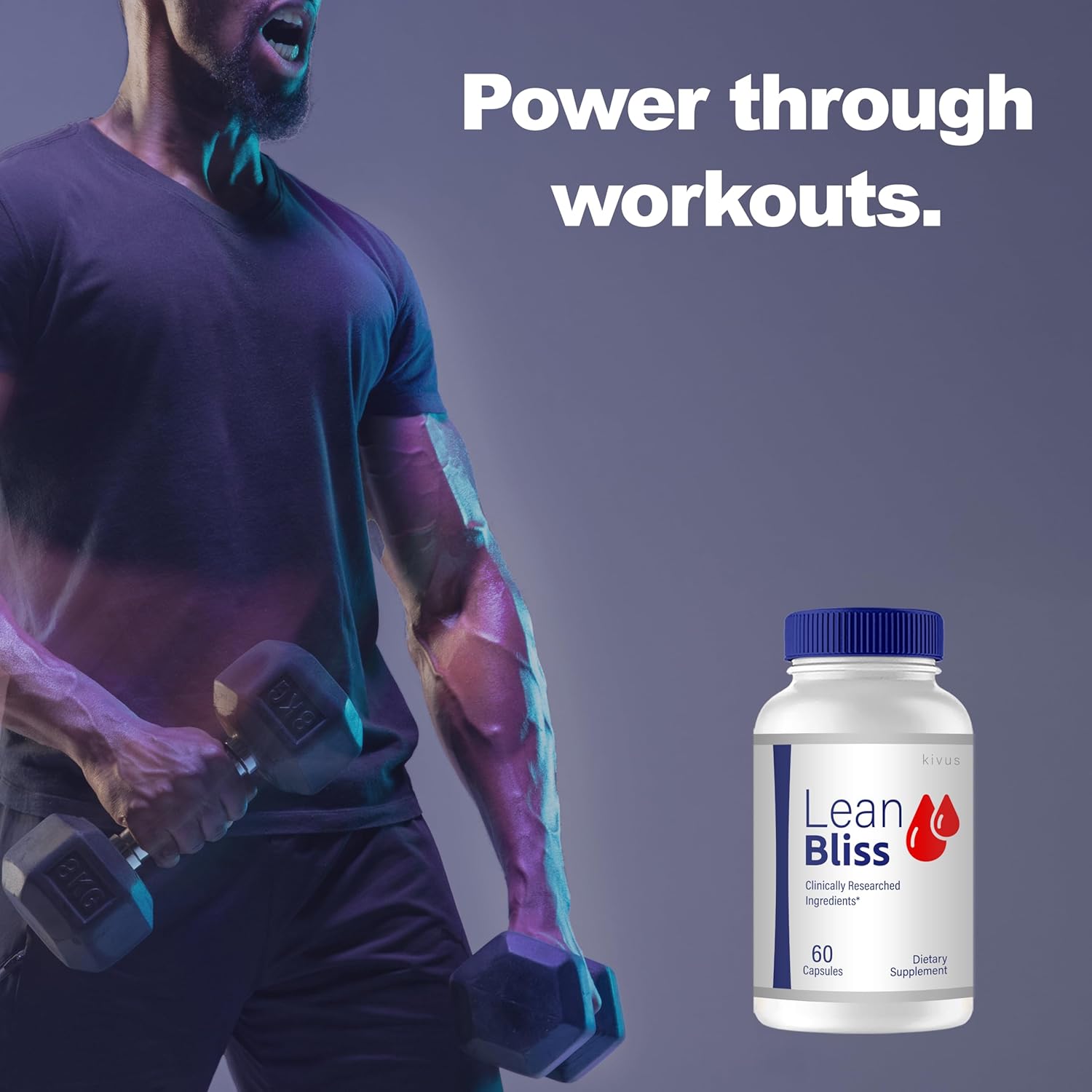 Kivus Lean Bliss Capsules - 5 Pack with 300 Capsules for Lean Bliss