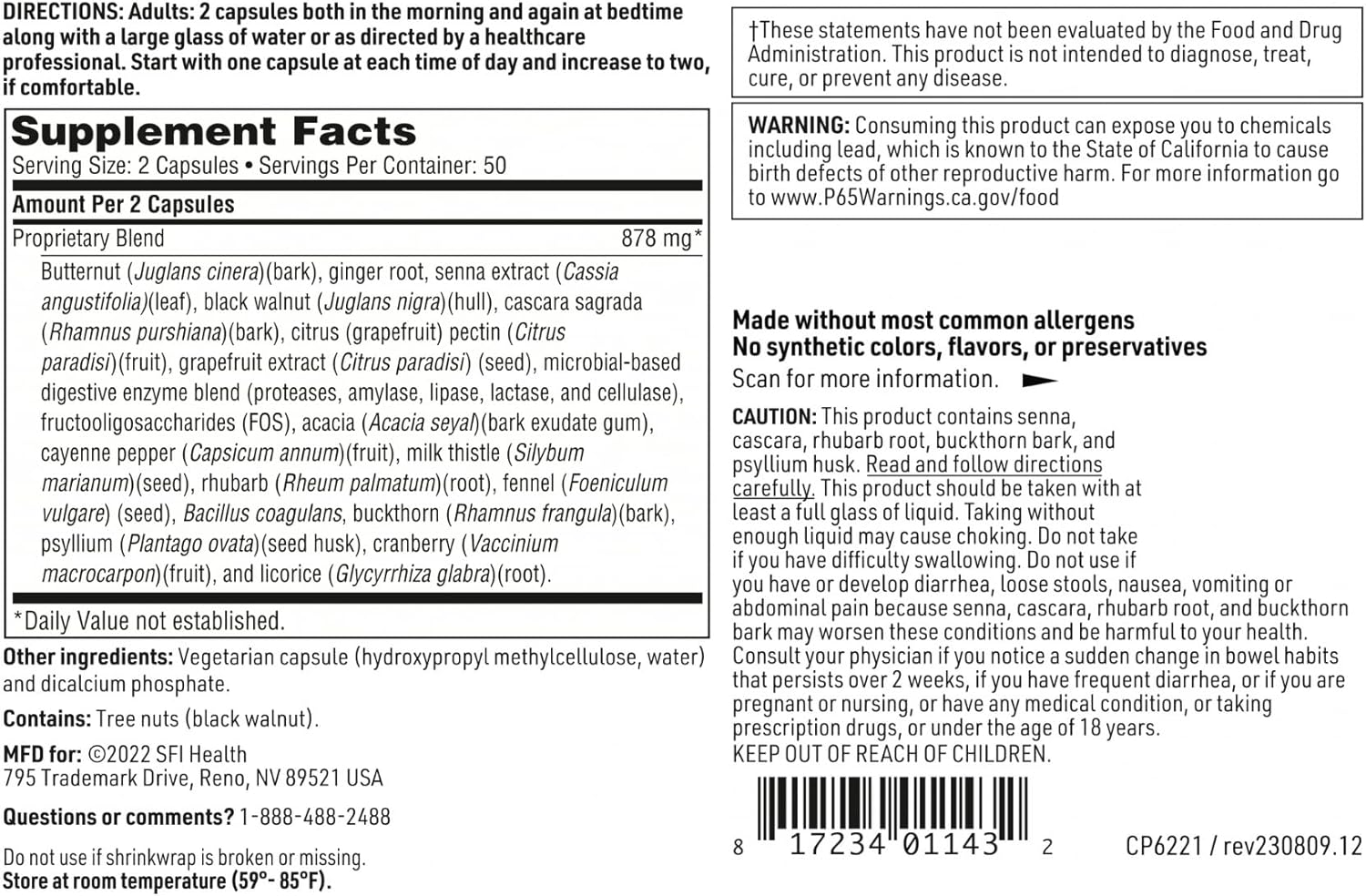 Klaire Labs Colon Cleanse Supplement - 100 Capsules by Complementary Prescriptions