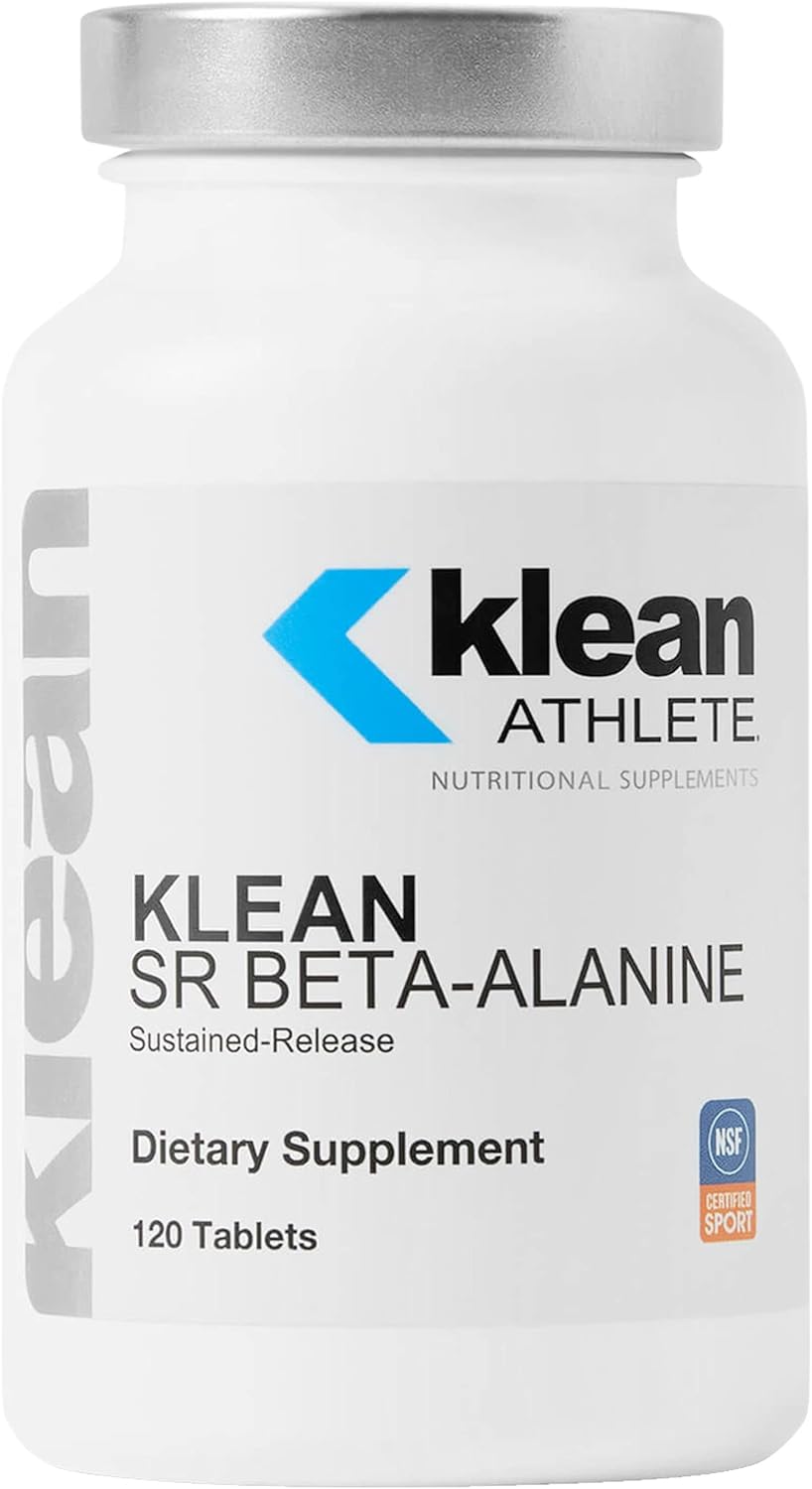 Klean ATHLETE Beta-Alanine Tablets with Sustained Release for Delaying Fatigue and Boosting Muscle Endurance - 120 Count