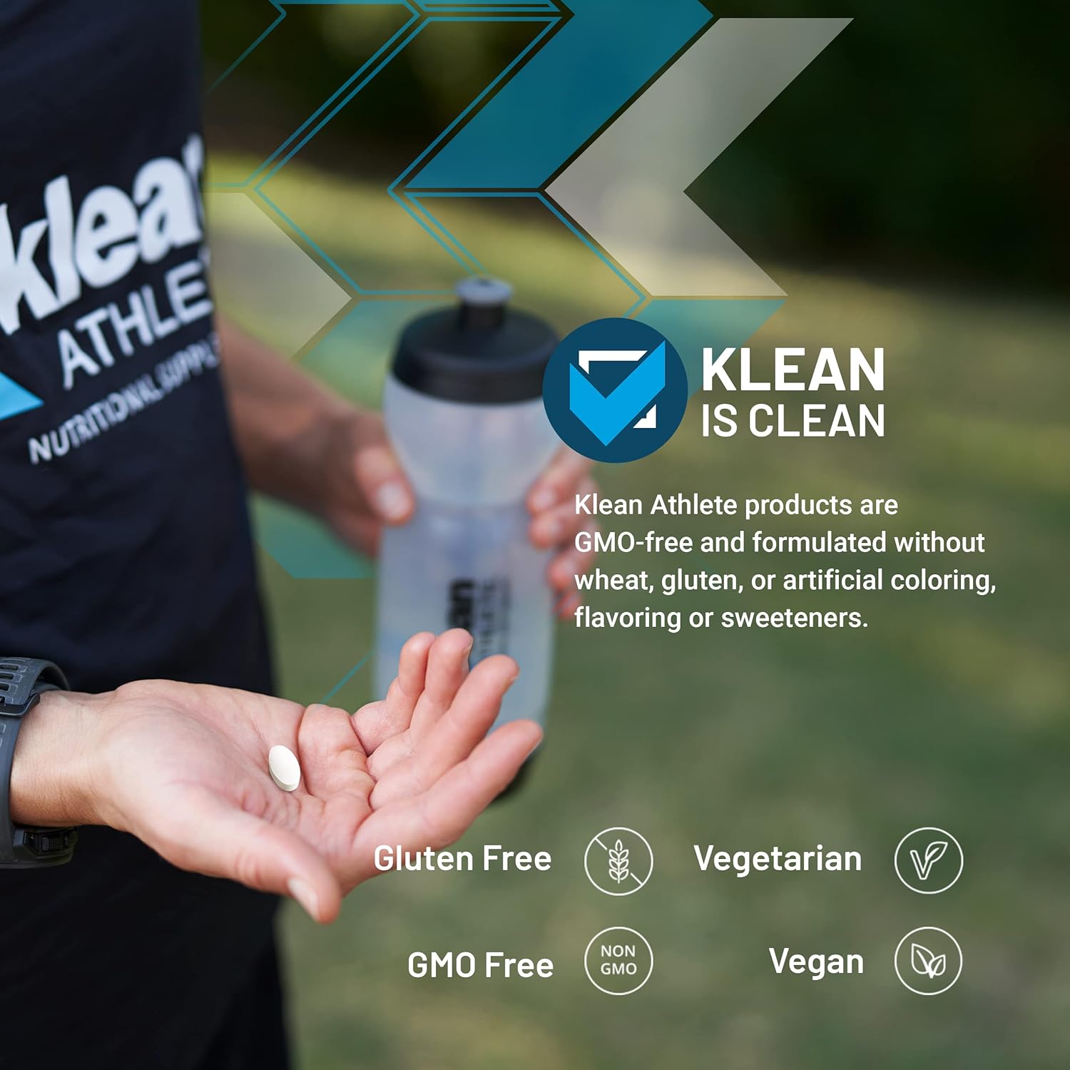 Klean ATHLETE Beta-Alanine Tablets with Sustained Release for Delaying Fatigue and Boosting Muscle Endurance - 120 Count