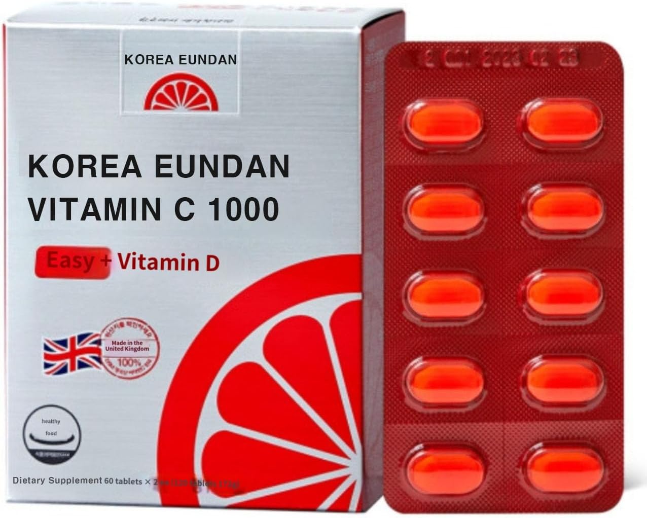 Korea Eundan Vitamin C 1000 with Easy-to-Take Vitamin D Supplement