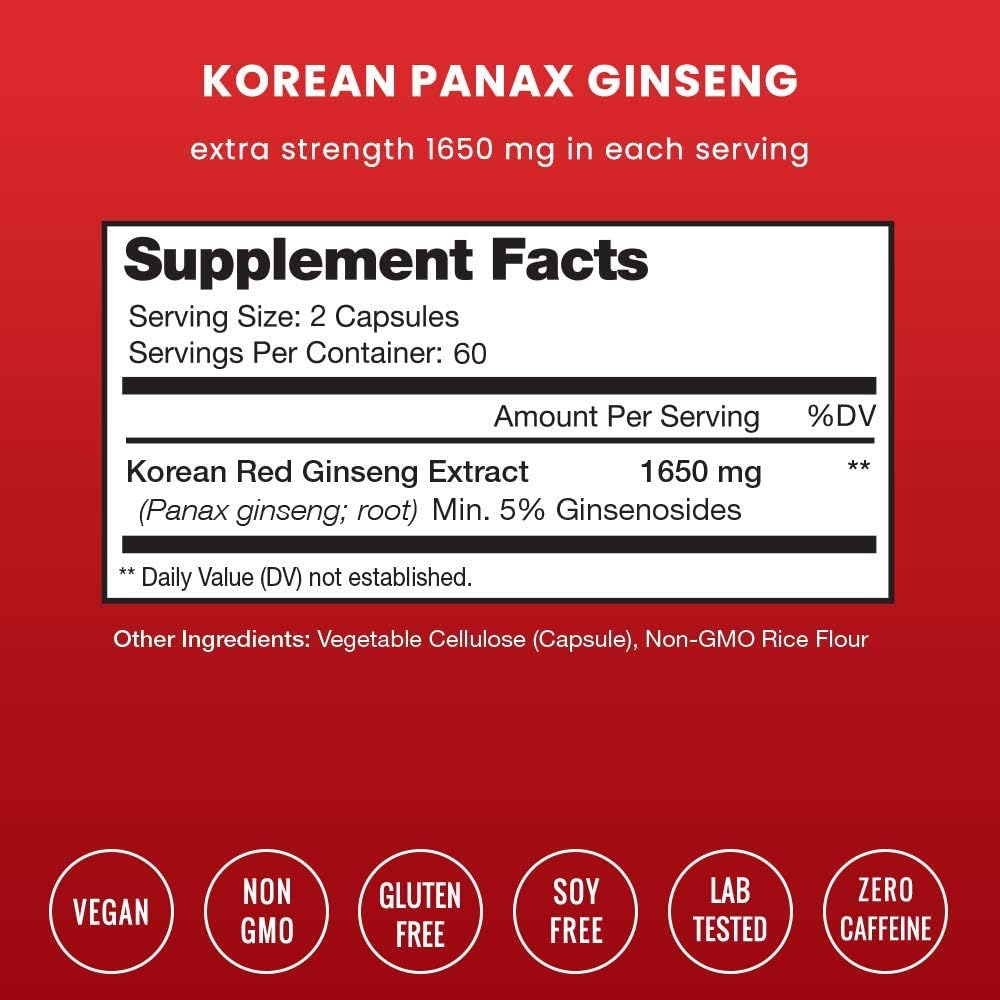Korean Ginseng and Horny Goat Weed Bundle by NutraChamps - Natural Energy and Libido Support