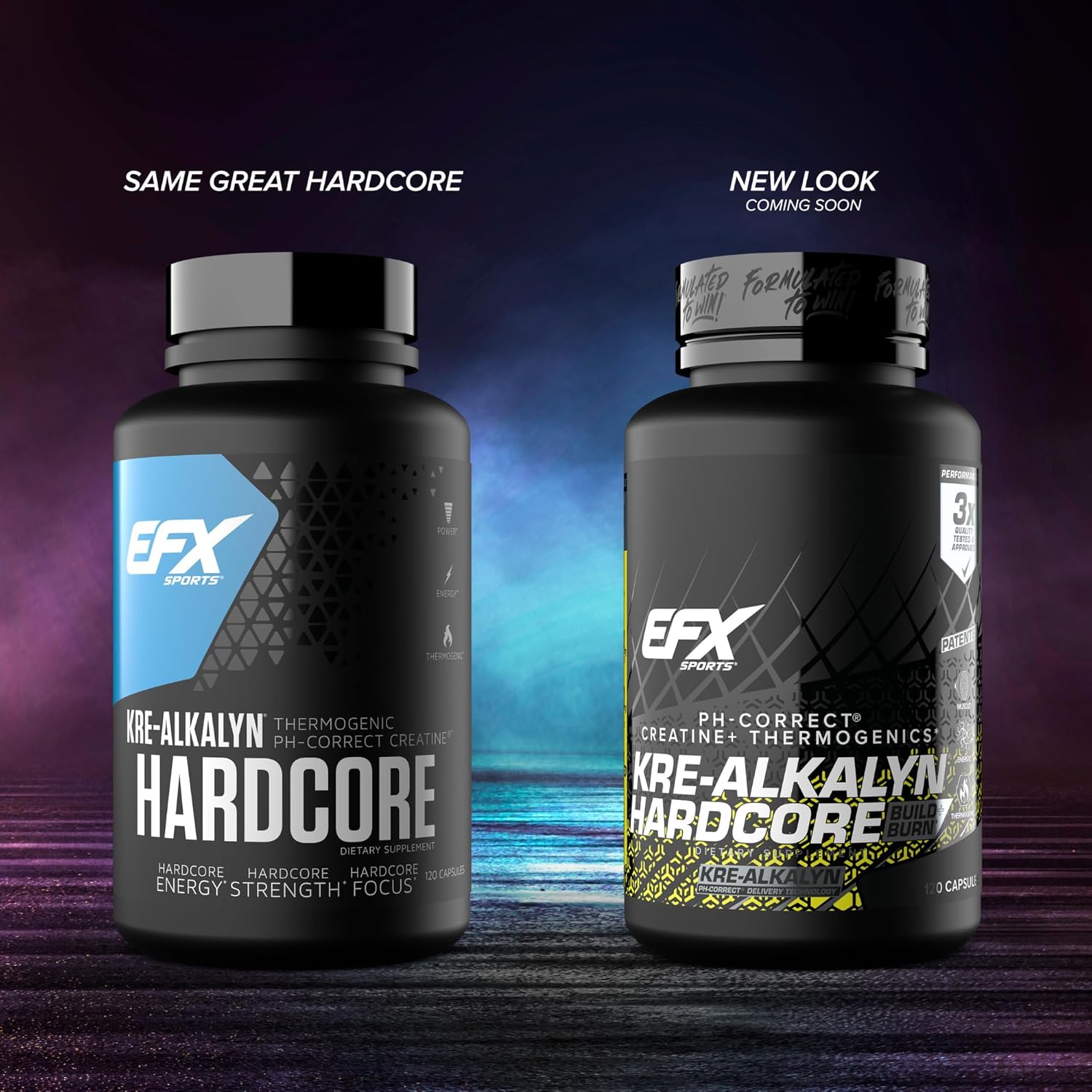 Kre-Alkalyn Hardcore Thermogenic Creatine Monohydrate Pill Supplement | Energy & Strength Pre Workout | 40 Servings
