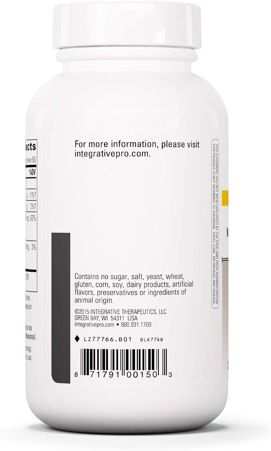 Krebs Magnesium-Potassium Complex Tablets for Heart Muscle Support - Potassium & Magnesium Citrate Malate Supplement - 120 Count