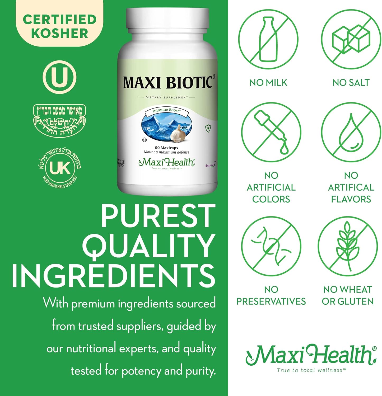 Kyolic Aged Garlic Extract Capsules with Spirulina, Echinacea, Oregano (90 Count) - Natural Antioxidant Supplement for Wellness Support