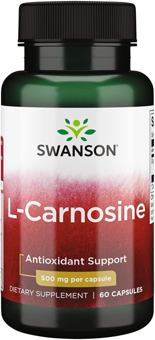L-Carnosine 500mg Capsules - Swanson (60 Count)