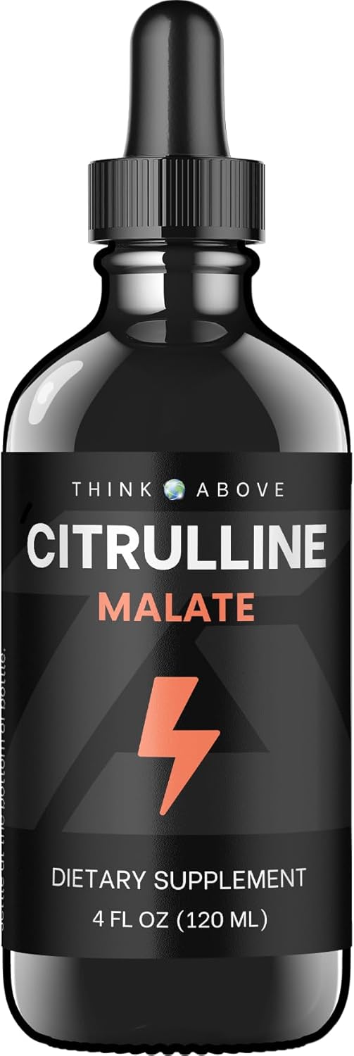 L-Citrulline DL-Malate 2:1 Liquid Drops - High Absorption Formula - 250 mg Per Serving - Convenient Dropper - 30-Day Supply