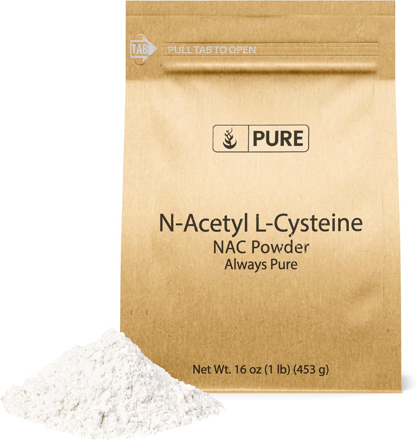 Lab Verified 1 lb N-Acetyl L-Cysteine Powder - Pure Original Ingredients, No Fillers