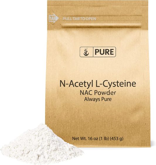 Lab Verified 1 lb N-Acetyl L-Cysteine Powder - Pure Original Ingredients, No Fillers