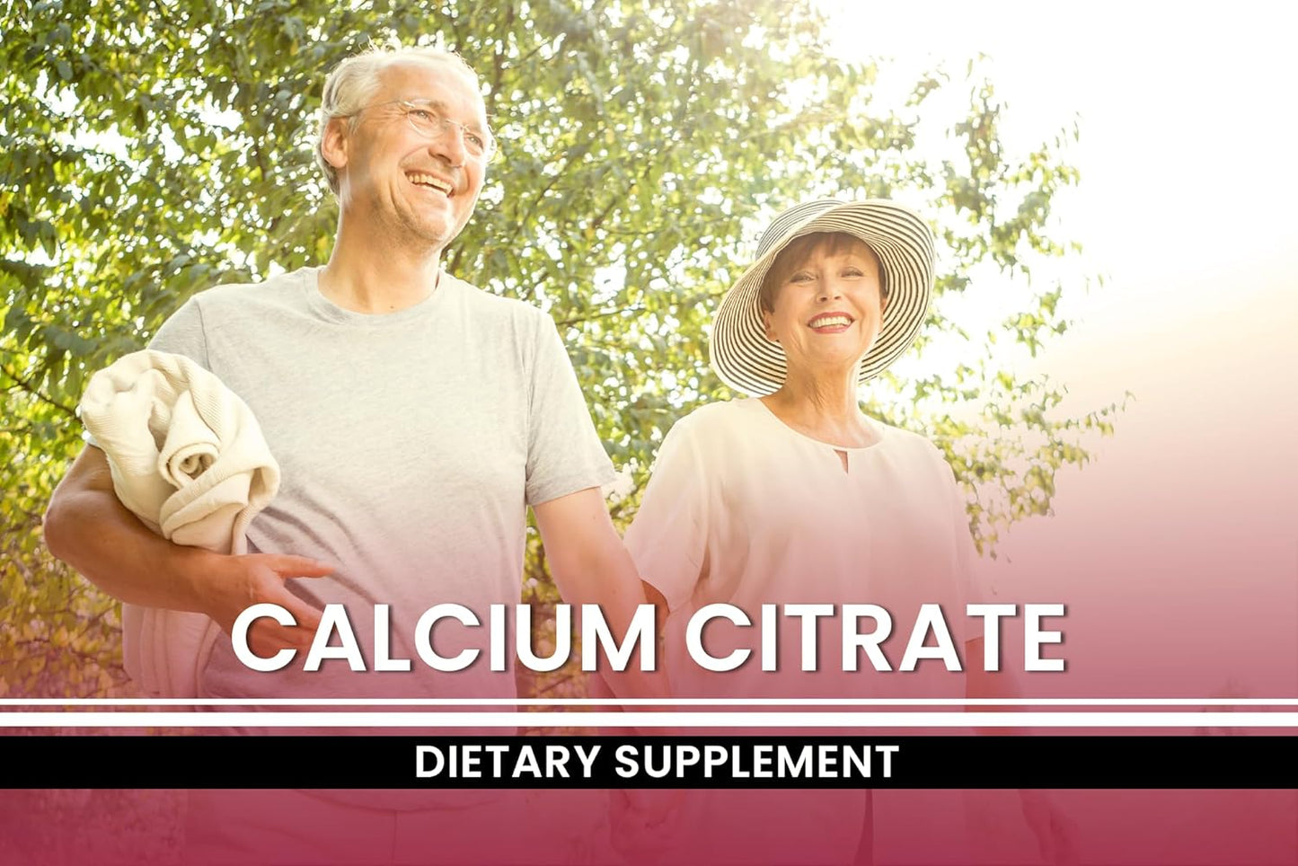Lab Verified Calcium Citrate Capsules, 365 Count, Pure Original Ingredients, No Magnesium or Rice Fillers, Always Pure