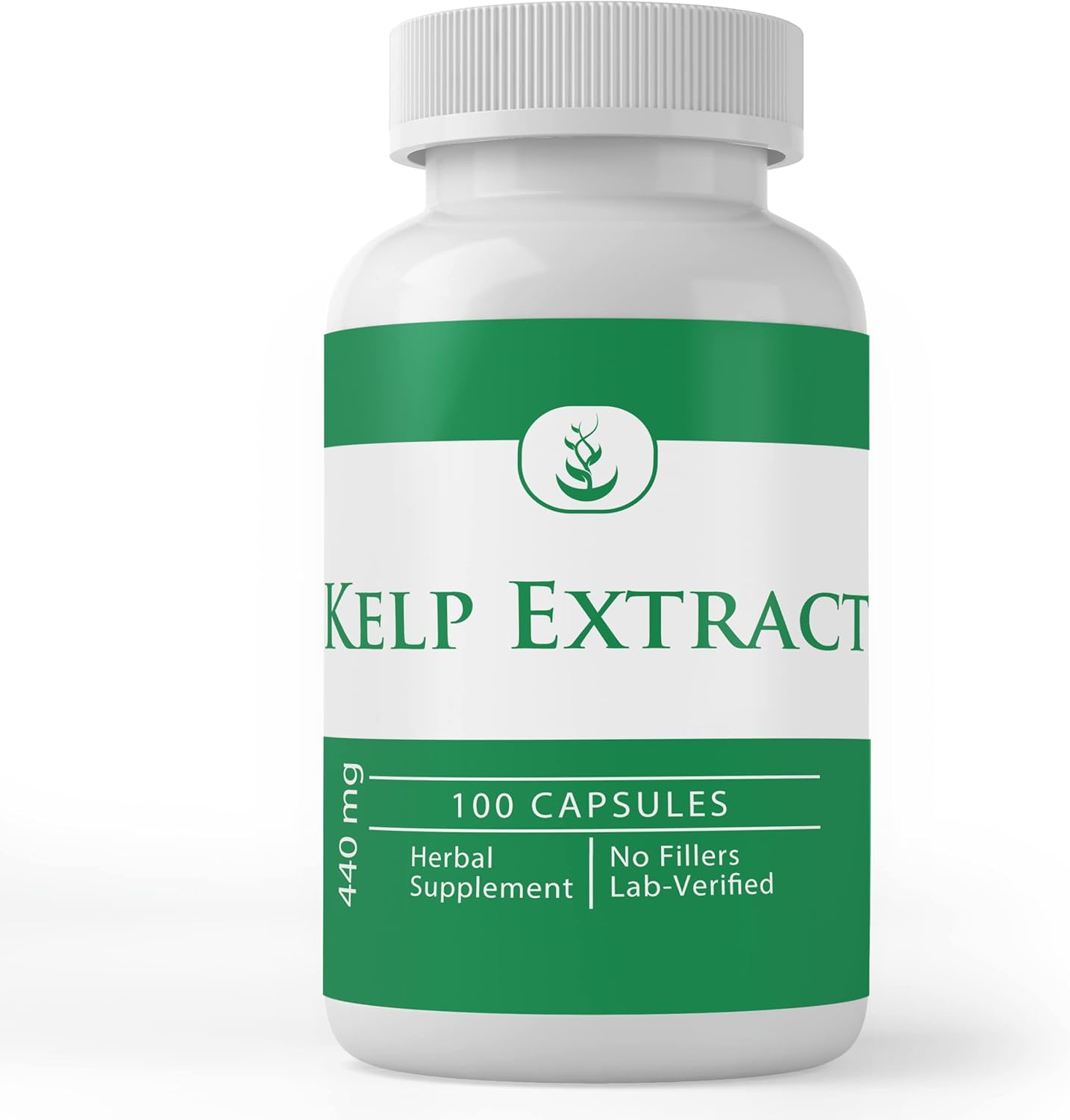 Lab Verified Kelp Extract Capsules - 100 Pure Original Ingredients, No Additives or Fillers