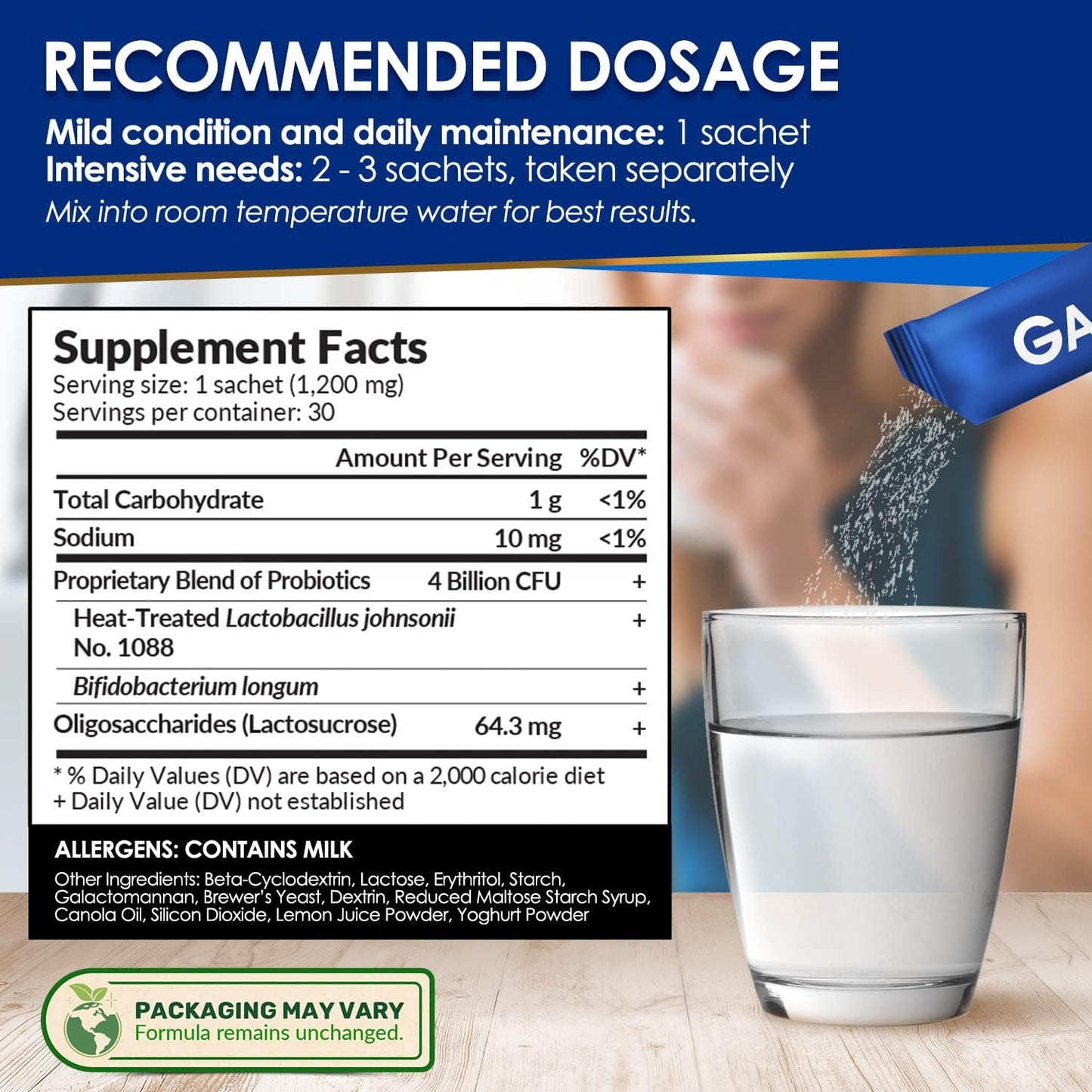 LABO Nutrition GastriCELL + FloraGG: Probiotic & Prebiotic to Eliminate H. Pylori & Relieve Heartburn, Regulate Gastric Acid, Support Healthy Intestines & Immune Health with Sunfiber