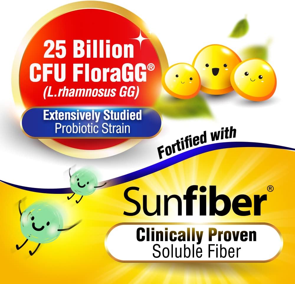 LABO Nutrition GastriCELL + FloraGG: Probiotic & Prebiotic to Eliminate H. Pylori & Relieve Heartburn, Regulate Gastric Acid, Support Healthy Intestines & Immune Health with Sunfiber