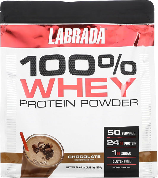 Labrada Nutrition Chocolate Whey Protein Powder - 4.13 lb Jar