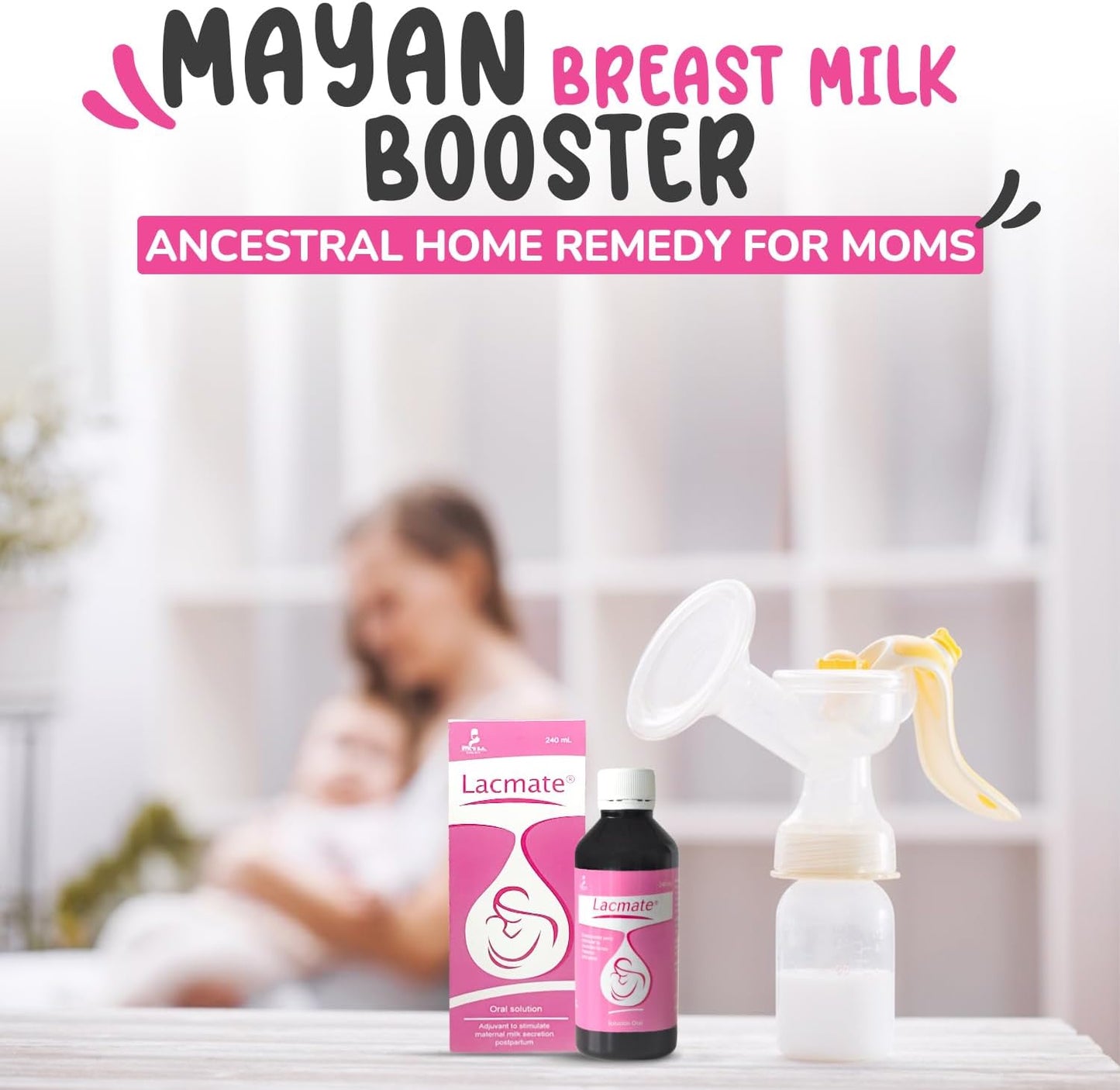 LACMATE Mayan Breast Milk Booster - Natural Ixbut Home Remedy for Lactation Support