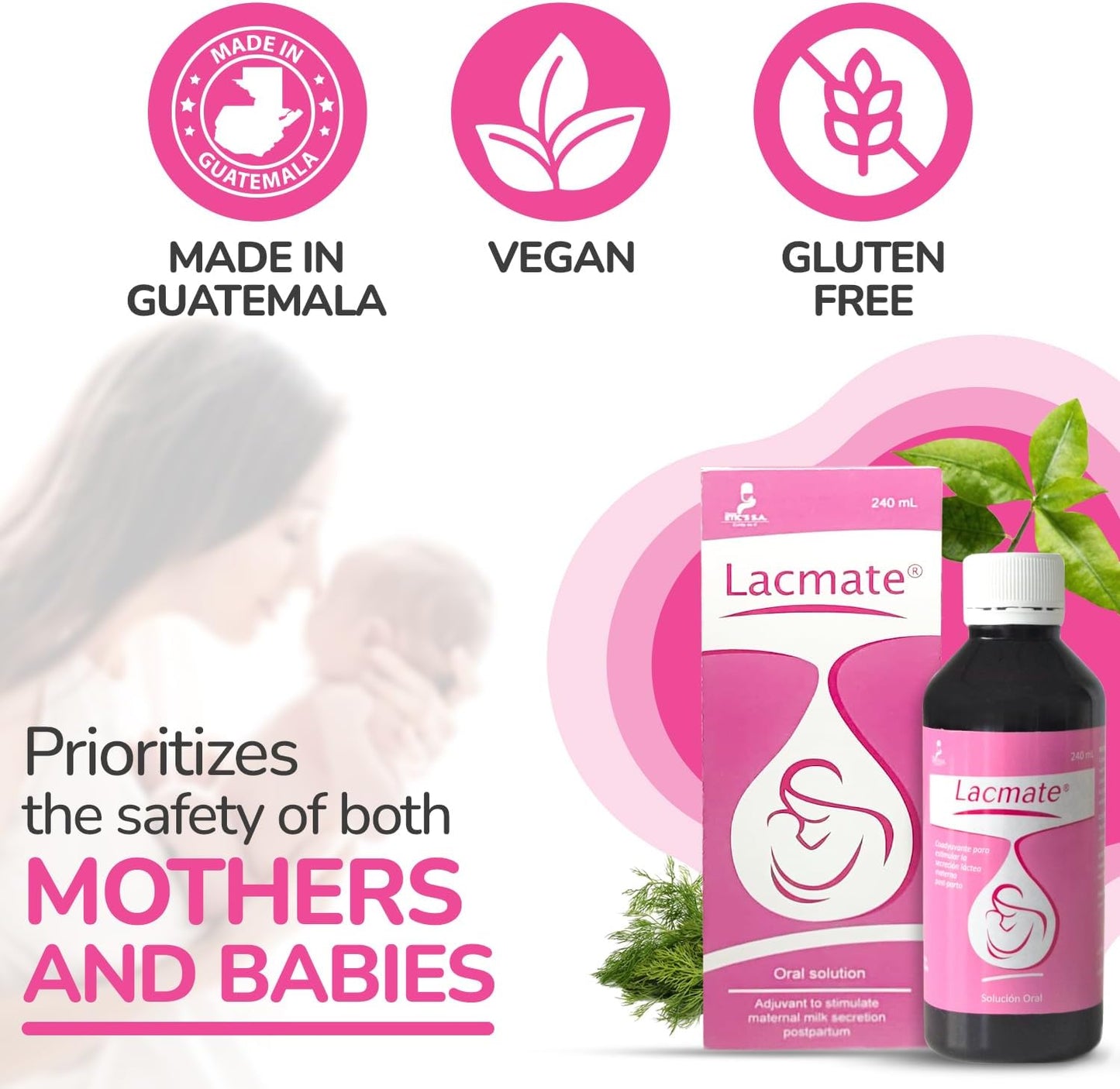 LACMATE Mayan Breast Milk Booster - Natural Ixbut Home Remedy for Lactation Support