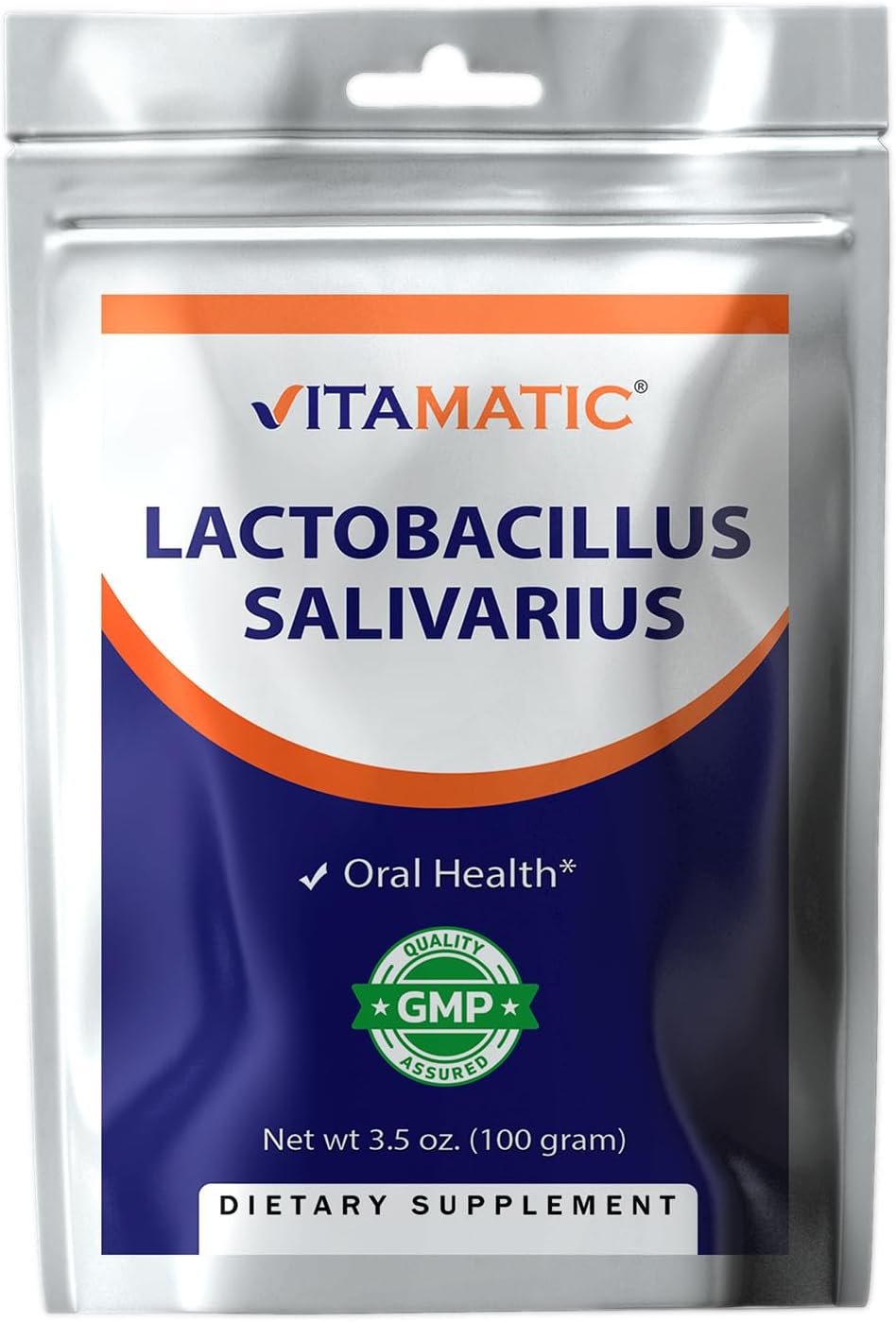 Lactobacillus Salivarius Probiotic Powder for Digestive Support - 100 Servings - 100g (3.5oz)