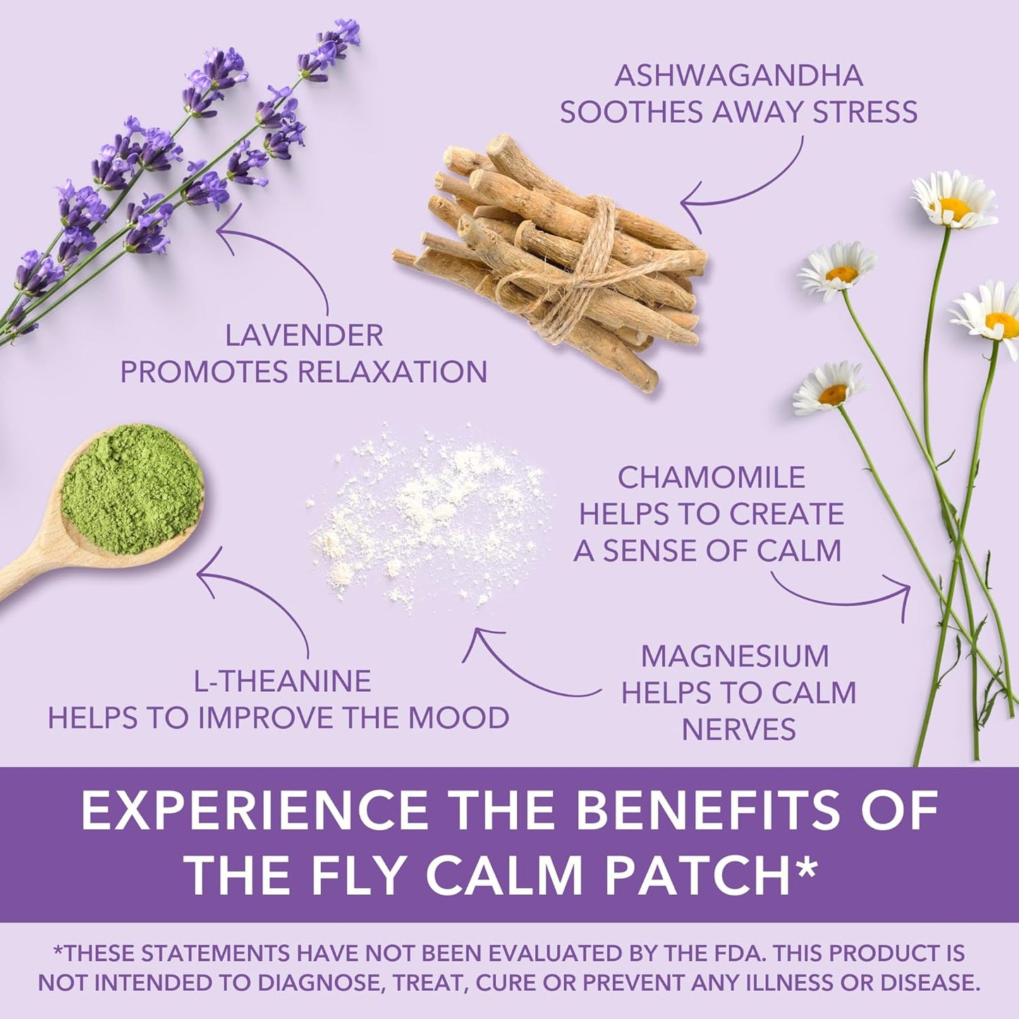 Laki Naturals Fly Calm Patch 2-Pack - 8 Patches | Plant-Based Air Travel Stress Relief | Soothe Fear of Flying with Natural Ingredients