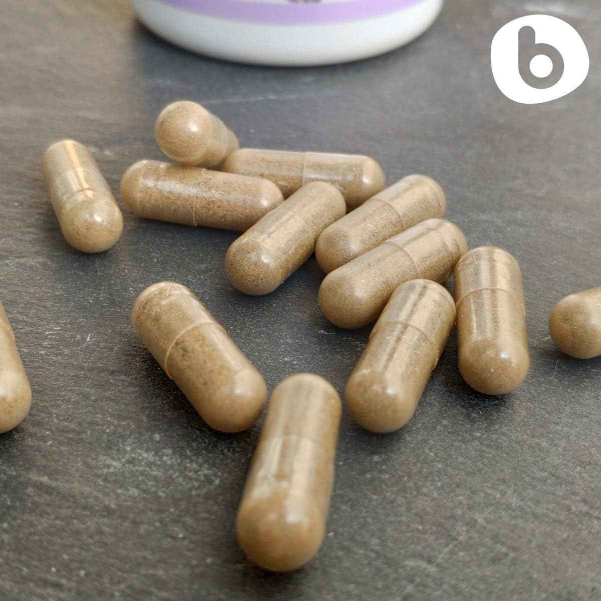 Lavender Capsules for Anxiety & Stress Relief - Natural Calming Supplement - GMO-Free, Gluten-Free - 90 Vegan Capsules