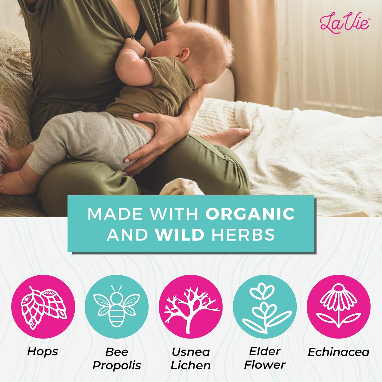 LaVie Duct Flow Lactation Support - Herbal Supplement for Clogged Milk Duct Relief and Breast Engorgement (2 Fl. Oz)