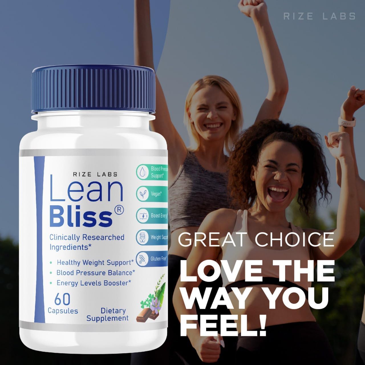 LeanBliss Weight Loss Pills with Advanced Metabolism Formula - 60 Capsules