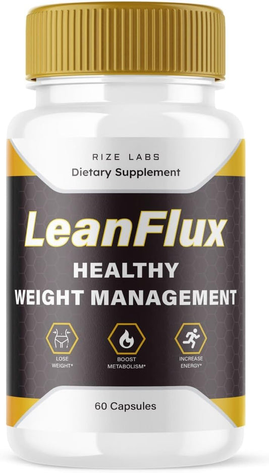 LeanFlux Weight Loss Supplement Pills - Increase BAT Levels, Non-GMO Easy to Swallow Capsules for Burning Fat - Leanflux Reviews