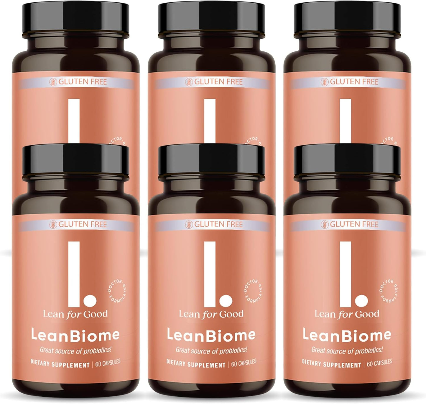 LEANFORGOOD LeanBiome Probiotic Formula with 9 Strains & Greenselect Phytosome - 360 Capsules
