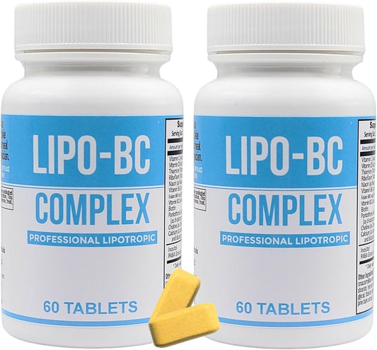 Legere Pharmaceuticals LIPO BC 120 Tablets - Lipotrophic Weight Loss Supplement (2 Pack)