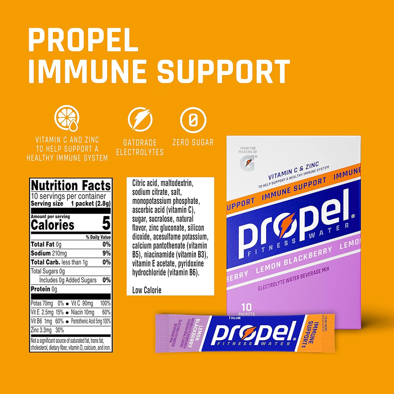 Lemon Blackberry Immune Support Powder - Boost Your Immune System Today!