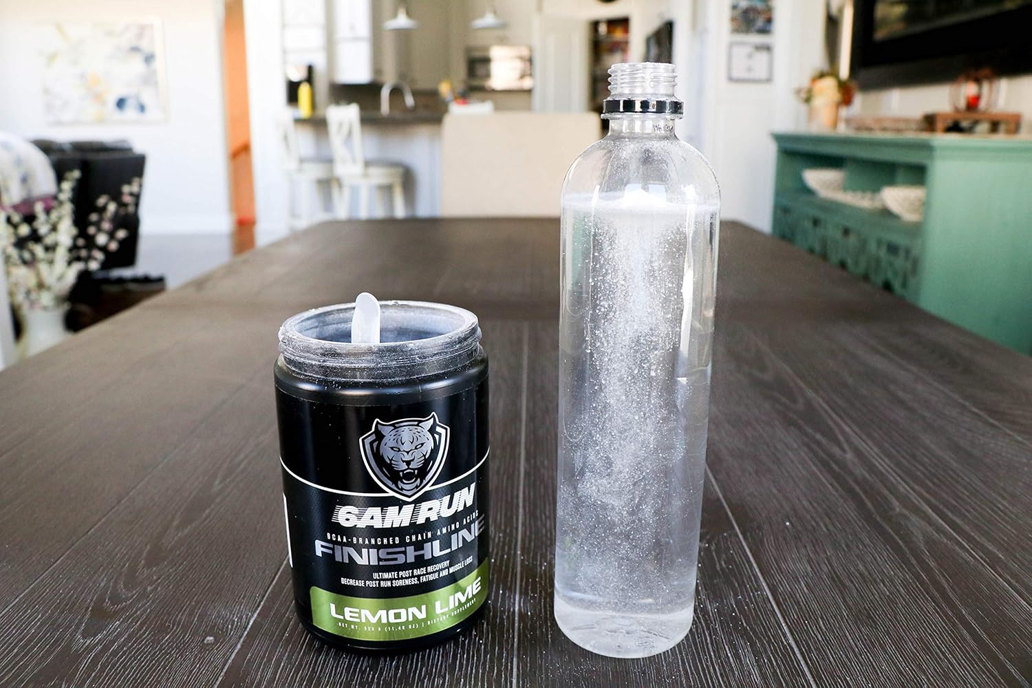 Lemon Lime BCAA Powder for Post-Run Recovery - Branch Chain Amino Acids Drink - Keto-Friendly Heal and Recovery Powder - 50 Servings