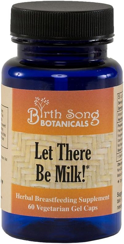 Let There Be Milk! Herbal Breastfeeding Support Supplement - 60 Vegetarian Liquid Capsules