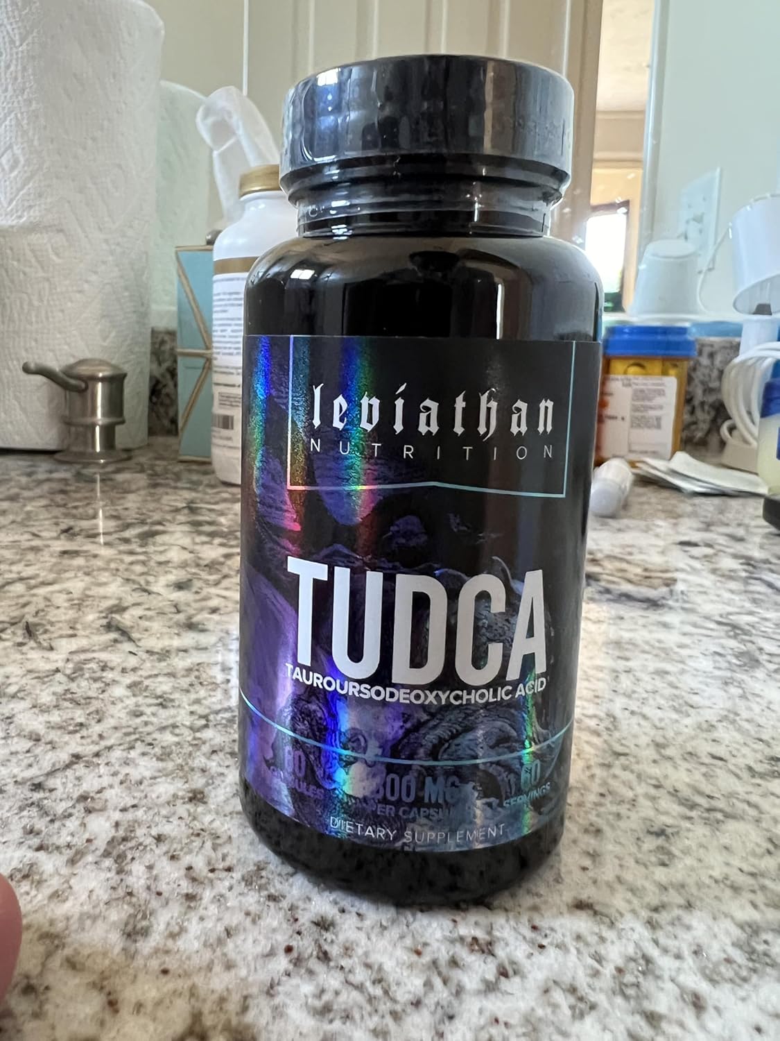 Leviathan Nutrition TUDCA Bile Salts 300mg - 60 Capsules of Tudca (Tauroursodeoxycholic Acid) Dietary Supplement