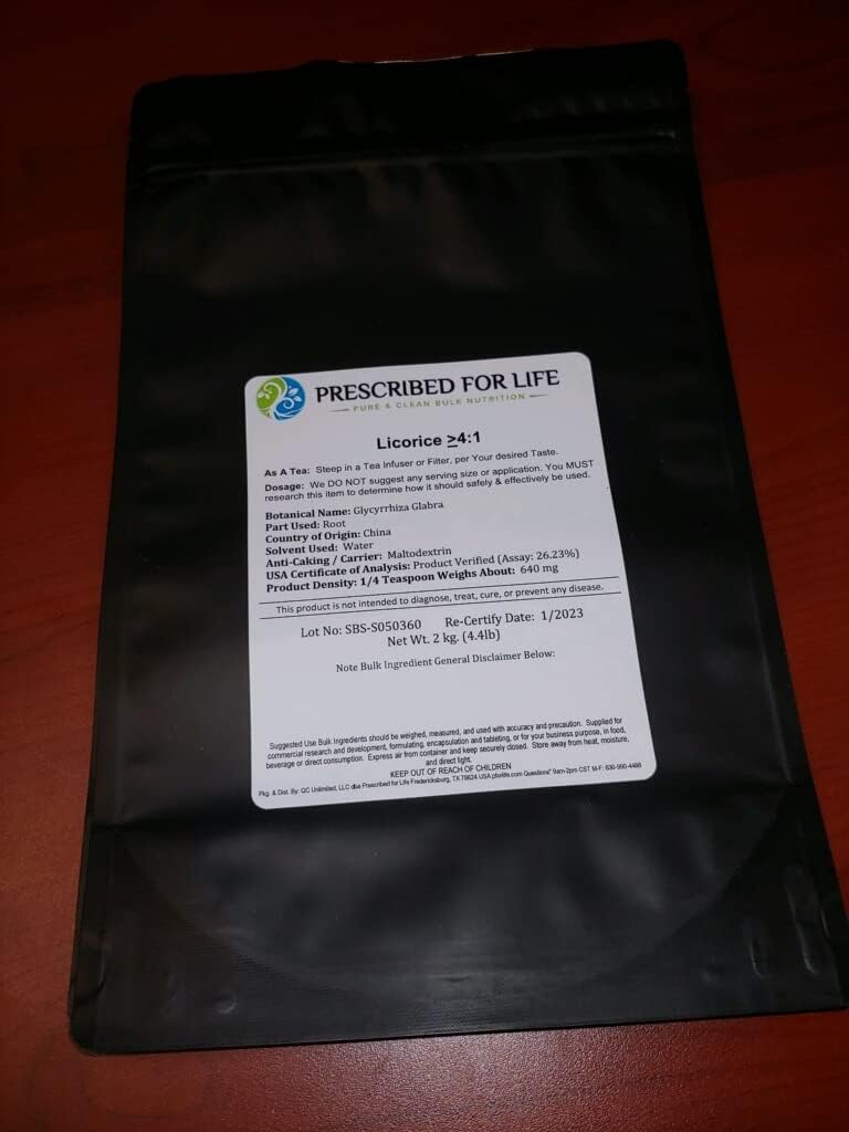 Licorice Root Extract Powder (26% Glycyrrhizic Acids) for Digestive & Colon Health - 4 oz | Non-GMO, Vegan, Gluten-Free