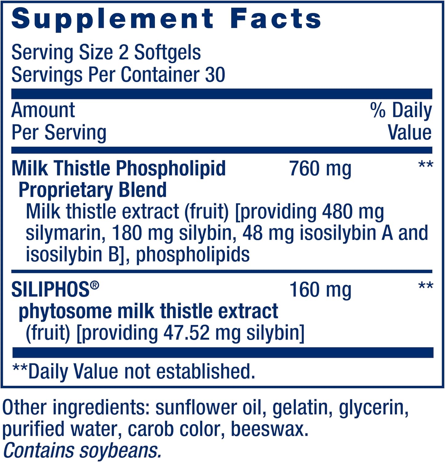 Life Extension Advanced Milk Thistle Softgels for Healthy Liver Function, Gluten-Free, Non-GMO - 60 Count