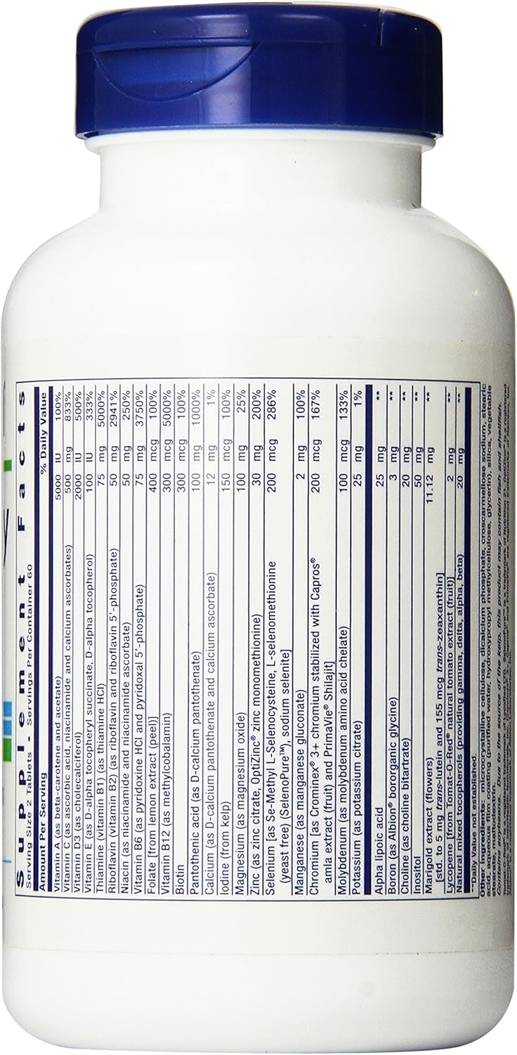Life Extension Two Per Day Supplement - 120 Tablets for Daily Health & Wellness