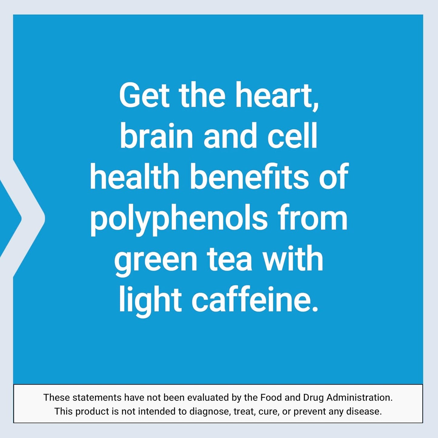 Lightly Caffeinated Mega Green Tea Extract Capsules - High EGCG Polyphenol Content, Gluten-Free, Non-GMO, Vegetarian - 100 Count