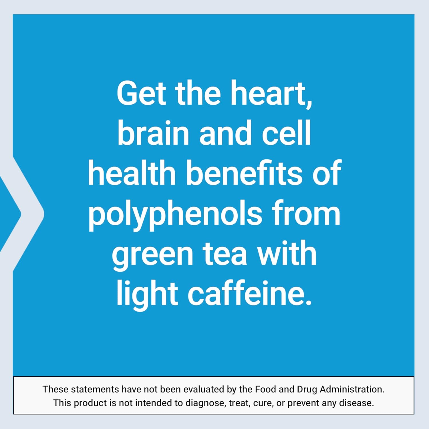 Lightly Caffeinated Mega Green Tea Extract Capsules - High EGCG Polyphenol Content, Gluten-Free, Non-GMO, Vegetarian - 100 Count