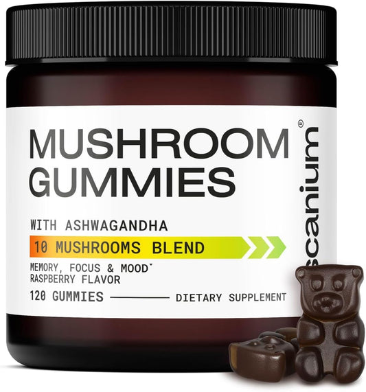 Lions Mane Mushroom Supplement with Ascanium - Updated Formula