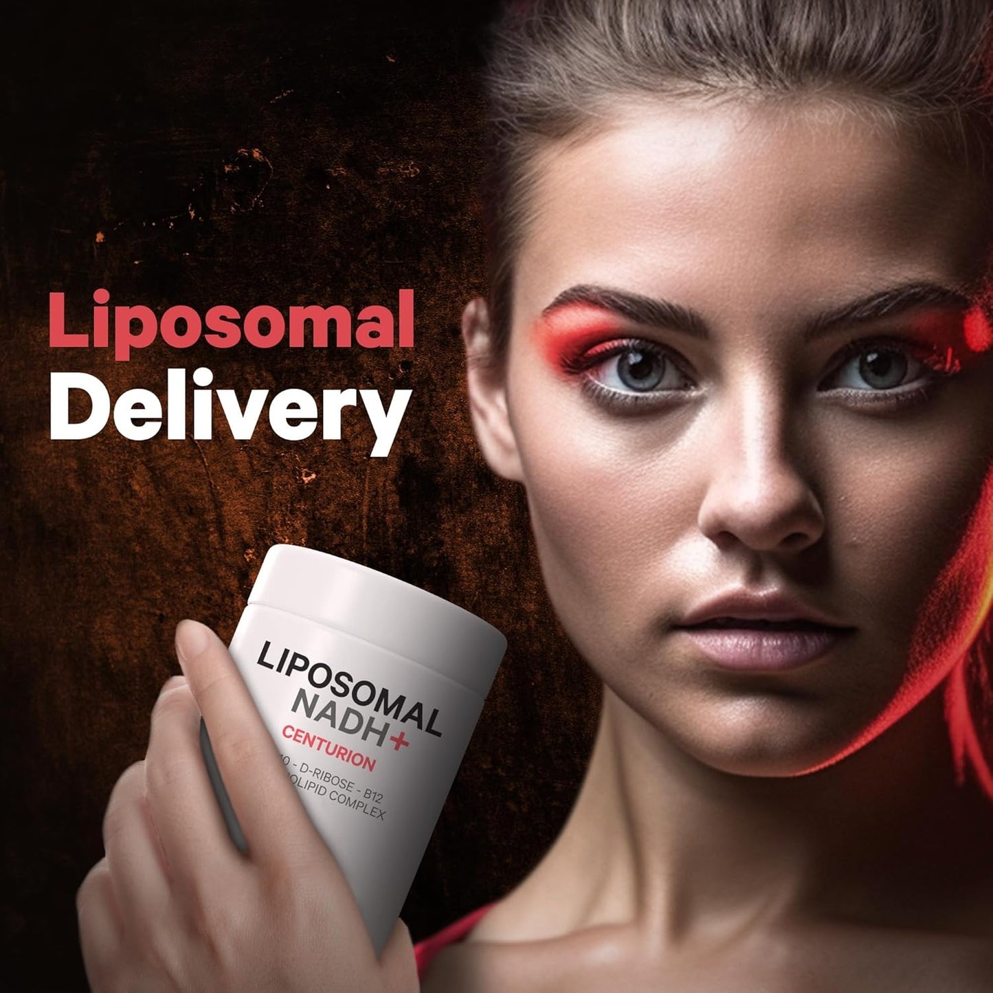 Liposomal NADH+ Supplement with Vitamin B12, D-Ribose, and CoQ10 - 2-Month Supply - Non-GMO - 60 Capsules