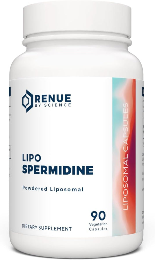Liposomal Spermidine Supplements for Women and Men | 90 Capsules with 8mg Spermidine | Non-GMO, Allergen-Free, USA Made, Third-Party Tested
