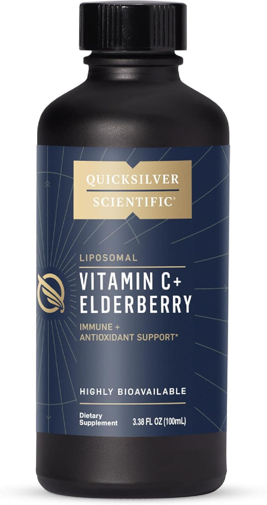 Liposomal Vitamin C with Elderberry and Tocotrienols - Immune Support Formula with Superior Absorption (100ml)