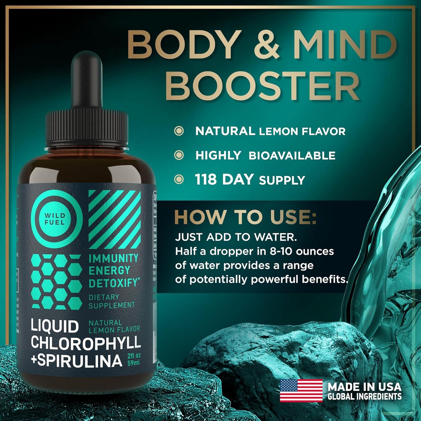 Liquid Chlorophyll and Collagen Bundle for Wellness and Energy Boost