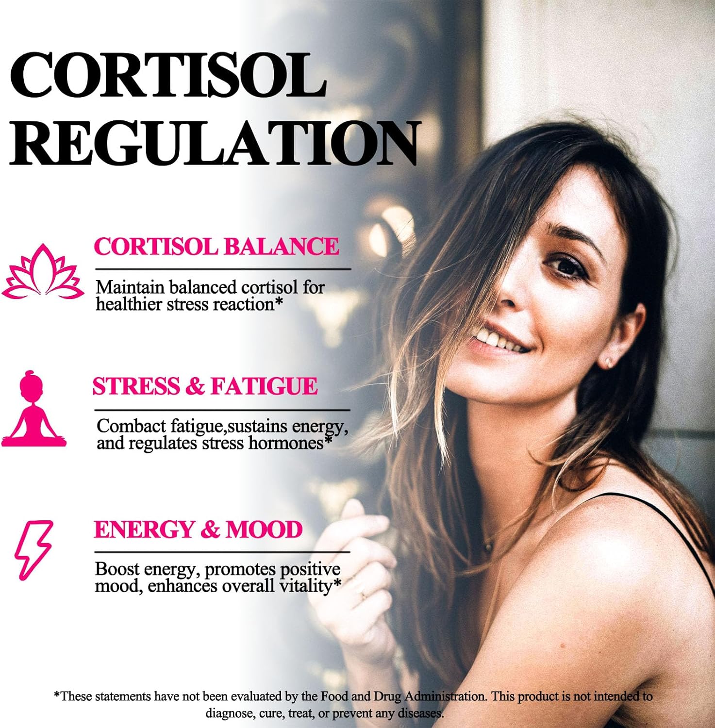 Liquid Cortisol Supplement Drops with 17-in-1 Formula for Hormone Balance, Stress Relief, and Relaxation - Women's Cortisol Reducer with Ashwagandha, Theanine, Rhodiola Rosea, and Magnesium