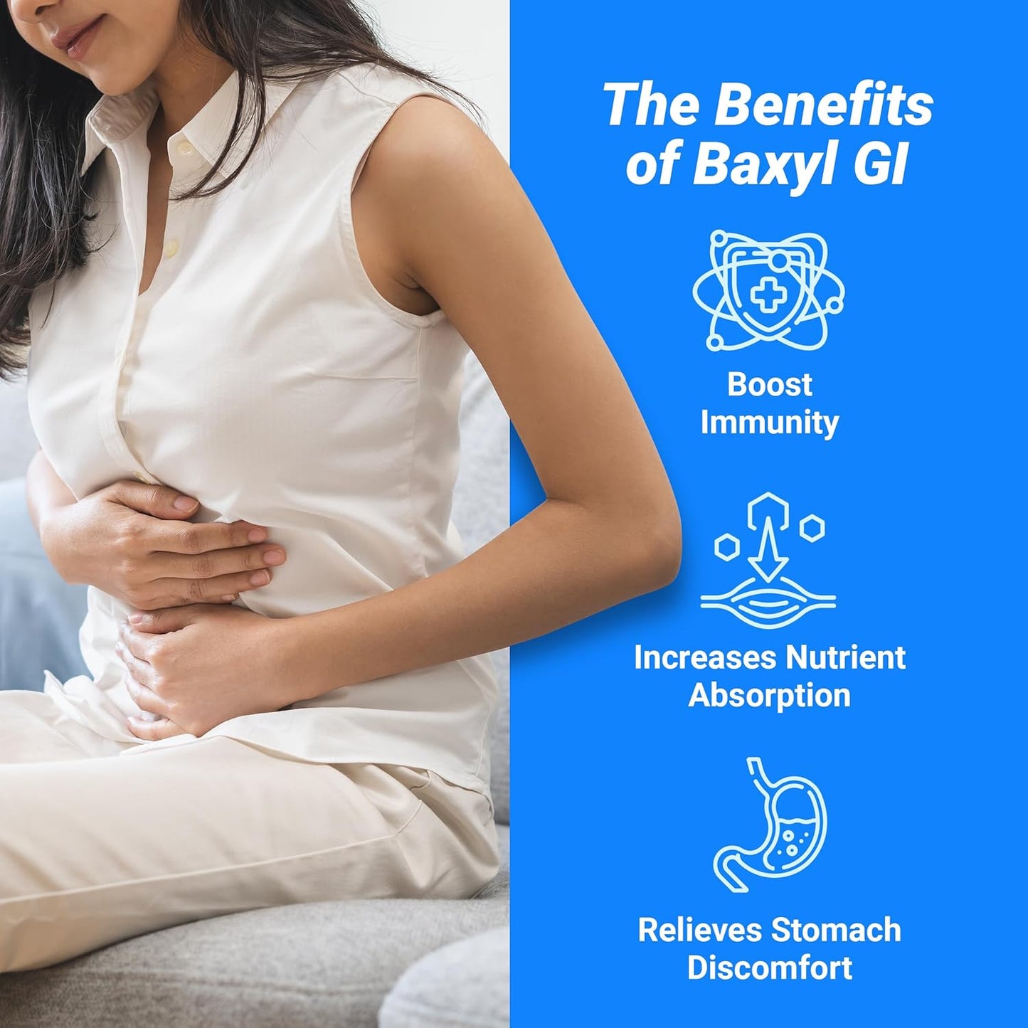Liquid Hyaluronic Acid Joint Relief + Digestive Aid Bundle with MHB3Hyaluronan & Amaferm