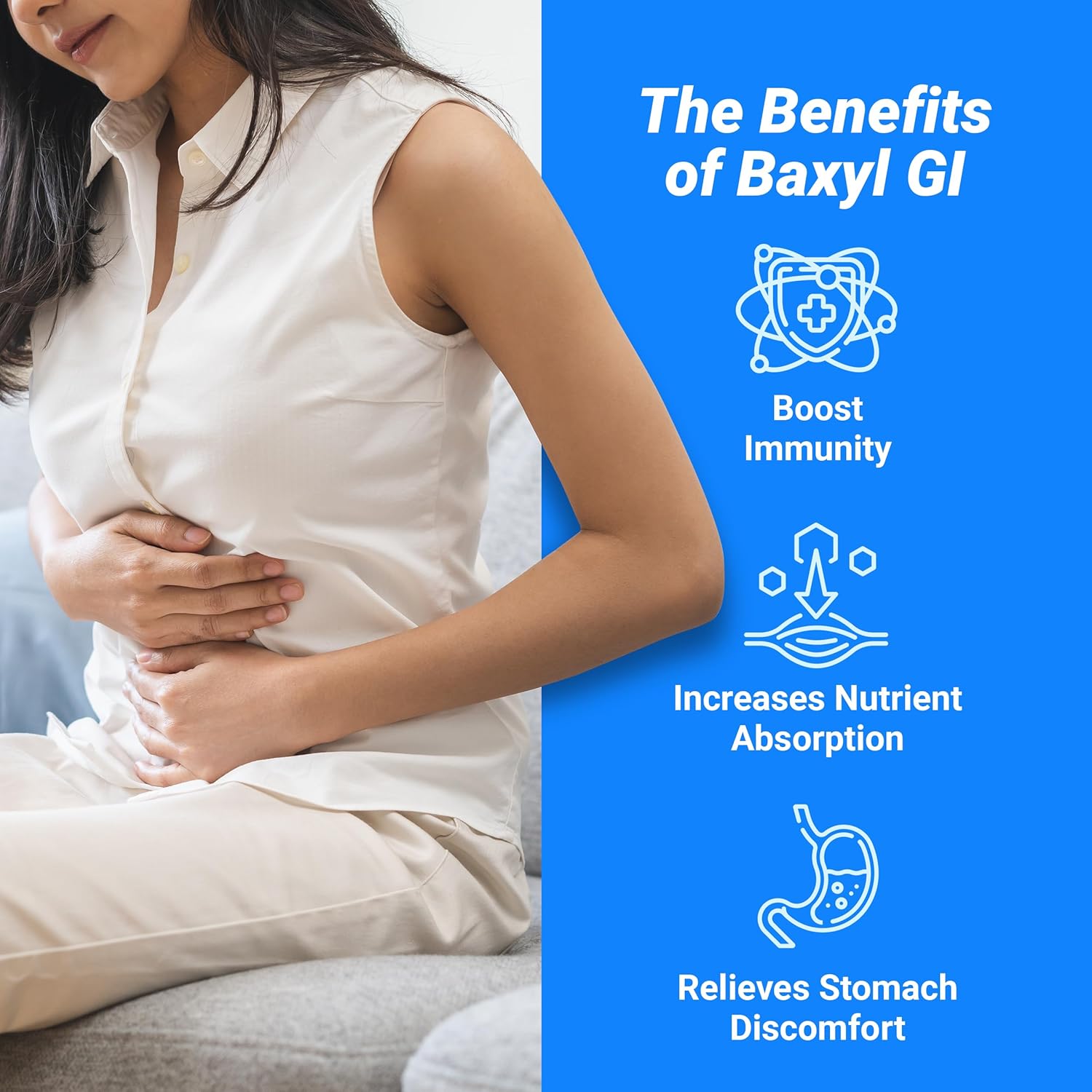 Liquid Hyaluronic Acid Joint Relief + Digestive Aid Bundle with MHB3Hyaluronan & Amaferm